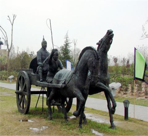 《合肥三國(guó)遺址公園》-公園景區(qū)景觀雕塑